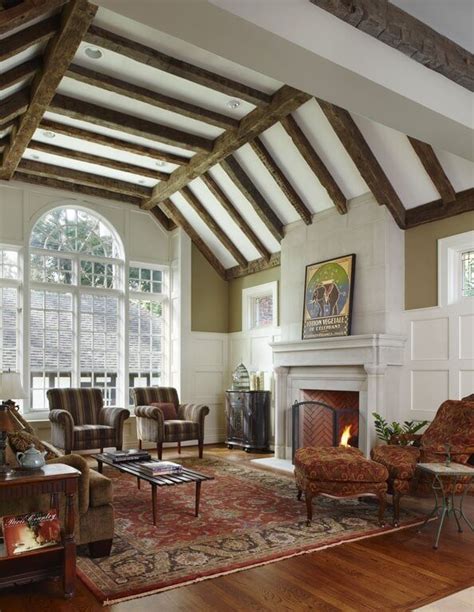living rooms  soaring  story cathedral ceilings vaulted