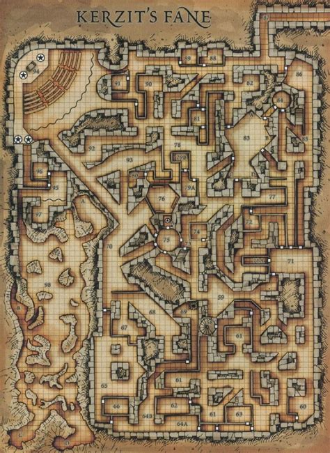 Kerzits Fane Players Map 805×1105 Fantasy City Map Tabletop