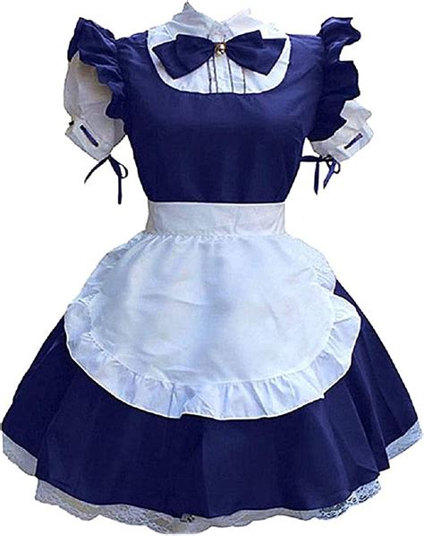 Xiaoyuer Womens French Maid Costume Dress Sexy Lolita Dress