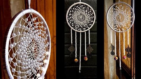 Diy Beaded Dream Catcher Webbing With Pearls How To Make A Beaded