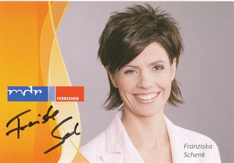 Kelocks Autogramme Franziska Schenk MDR ARD TV Sender Autogrammkarte Original Signiert
