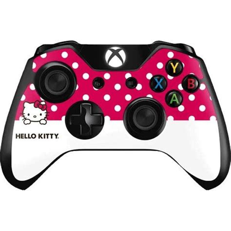 Hk Pink Polka Dots Xbox One Controller Skin Xbox One Controller