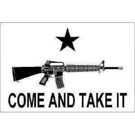 M4 Come And Take It Flag Double Sided 3 X 5 Ft