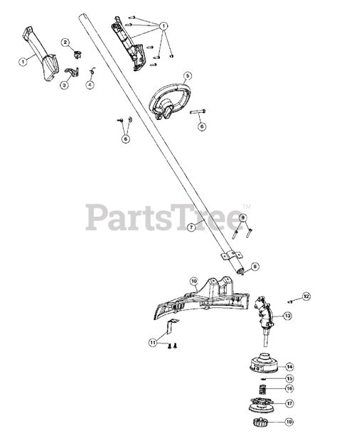 Bolens Bl Ad G Bolens String Trimmer General Assembly Parts Lookup With Diagrams