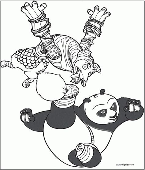 Planse De Colorat Cu Kung Fu Panda De Colorat P16 Images And Photos