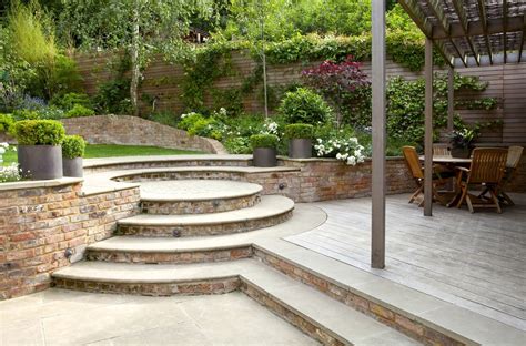 Circular Steps Garden Design London Garden Design Patio Garden