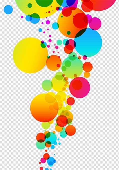 Color Bubble Abstract Transparent Background Png Clipart Hiclipart