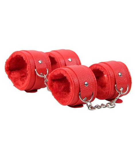 Kamuk Life Red Leather Bdsm Bondage Sex Toy Kit For Adult Party Fun