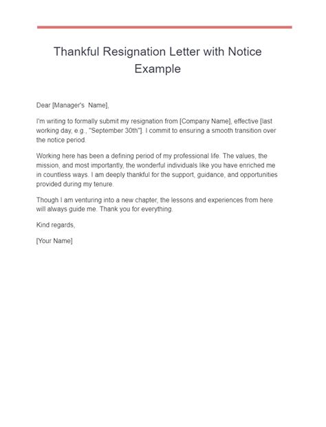 23 Thankful Resignation Letter Examples How To Write Tips Examples
