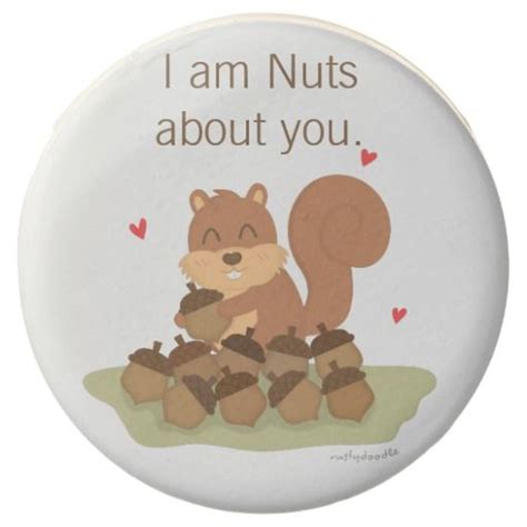 See more ideas about appreciation gifts, staff appreciation, teacher gifts. Cute Squirrel Nuts About You Pun Love Humor | Cute ...