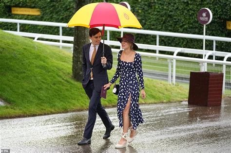 Blowing A Gale At Goodwood Glamorous Racegoers Refuse To Let The Rainy