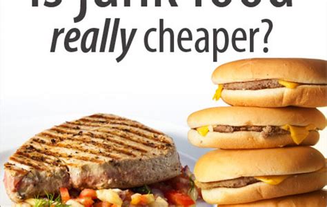 Dariush mozaaffarian, the study's senior author. Is Junk Food Cheaper than Healthy Food?