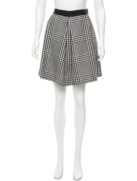 Marc Jacobs Pleated Houndstooth Skirt W Tags Clothing Mar41182
