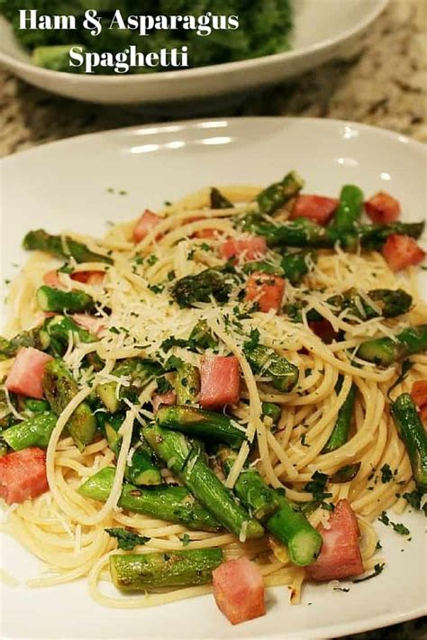 Thanks for all the awesome recipes! Ham and Asparagus Spaghetti