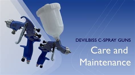 Care And Maintain Your Devilbiss C Spray Gun Youtube