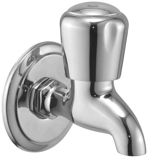 Buy Croma Brass Bib Cock With Wall Flange Rising Fitting Quarter Turn Form Flow Online At