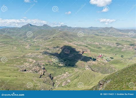 Arial View Of Glen Reenen And The Golden Gate Hotel Stock Image Image