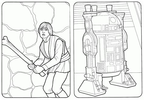 It cannot be denied that this activity can stimulate the imagination of children, as well as children's media to learn colors and shapes. Star Wars 6 Coloring Pages - Coloring Home