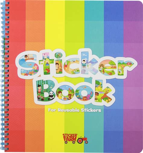 Original Sticker Book Rainbow Classic Soft Cover Sticker Farm