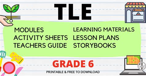 Tle Learning Materials Grade 6 Free Download Deped Click