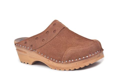 Swedish Clogs In Brown Suede Leather Visit Our Website For More Info Or To Place An Order From
