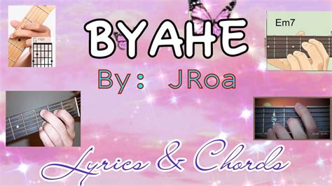 Byahe Jroa Lyrics And Chords Lyrichord Ph Youtube