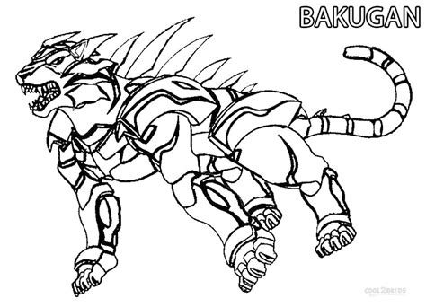Dibujos de Bakugan para colorear Páginas para imprimir gratis
