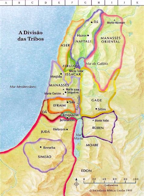 Las Doce Tribu De Israel Tribu Mapa Historico Israel Images