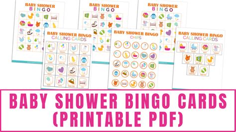 Baby Shower Bingo Cards Printable Pdf Freebie Finding Mom