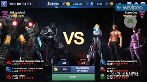 Marvel Future Fight T1 Agent Venoms Timeline Battle Youtube