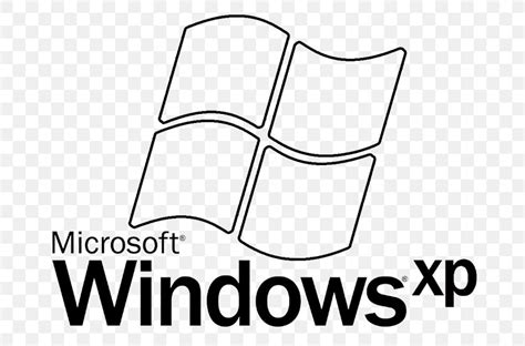 Logo Windows XP Black & White Microsoft Windows, PNG, 700x540px, Logo ...