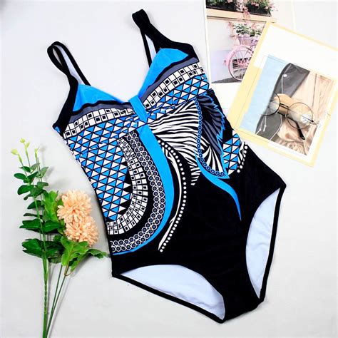Buy Faye Women Backless Monokini Swimsuit Sexy Print Beachwear Swimwear