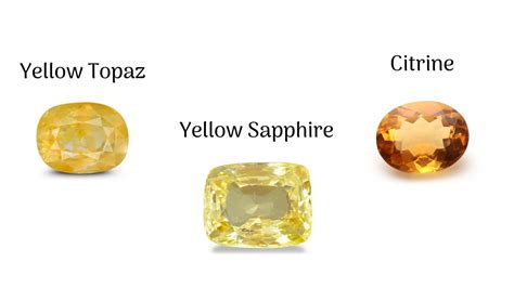 Best Substitute Of Yellow Sapphire Citrine Yellow Topaz