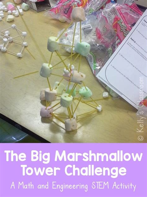 Spaghetti Marshmallow Tower Worksheet Ideas