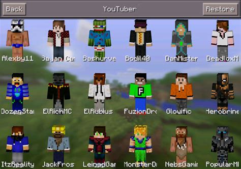Check spelling or type a new query. More Skin Packs Mod | Minecraft PE Mods & Addons
