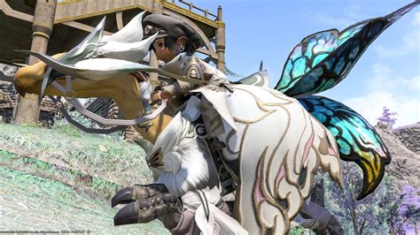 Chocobo Armor Titania Barding With Beautiful And Cute Big Butterfly