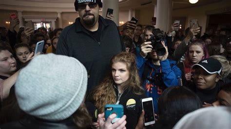 Guns Rights Activist Kaitlin Bennett Swarmed By Student Protesters