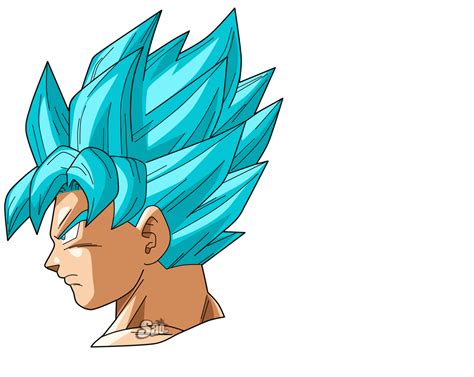 Gohan Head On Ssj Blue Goku Eb Sprite 3ds Dragon Ball Z Extreme