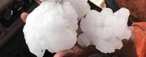Giant Hailstones Pummel Queensland Likely The Largest Seen In
