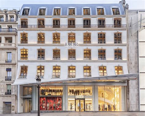 Dior Opens New Boutique In The Heart Of Champs Elysées In Paris