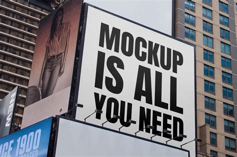 Free Big Square Billboard Mockup Mockupbee