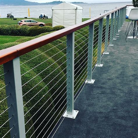Feeney Cablerail In Custom Railing At The Mclaren Outdoor Space At
