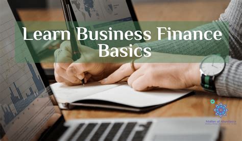 Learn The Basics Of Business Finance ⋆ Mother Of Abundance