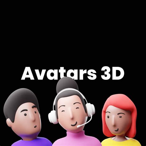 Avatars 3d Collection Avatar 3d Avatar Characters Animated Clipart