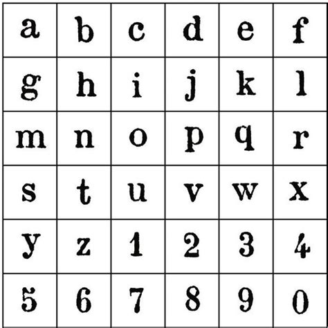 Artemio Set 36 Tampons En Bois Alphabet Minuscule Achat Vente