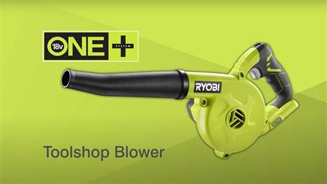 ryobi one toolshop blower 18v r18tb 0 tool only