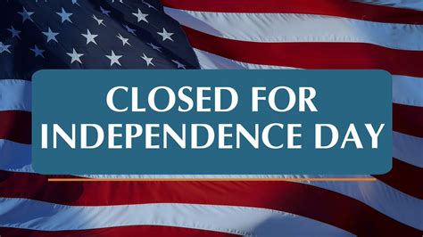 Garfield County Closures For Independence Day