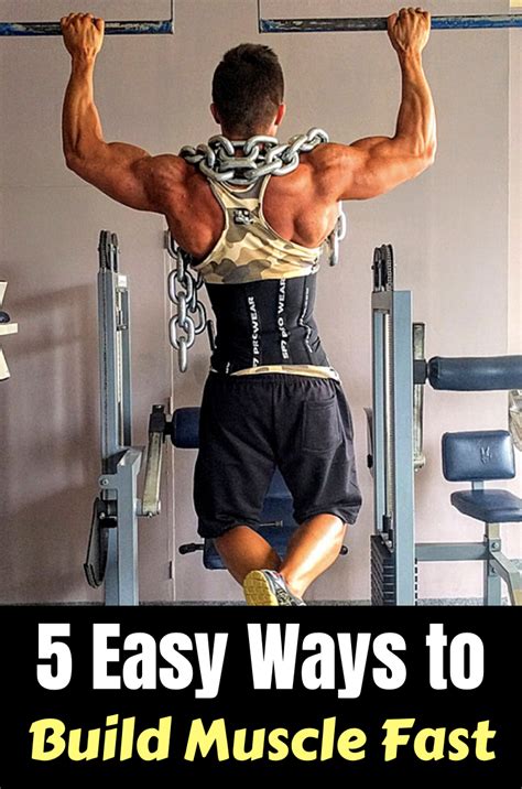 5 Easy Ways To Build Muscle Fast With Images Compound Exercises