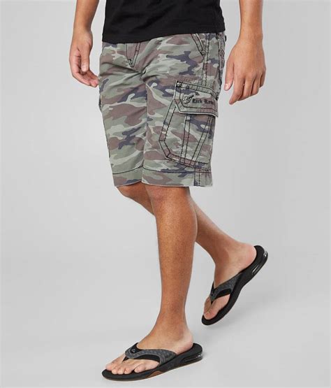 rock revival classic camo cargo short men s shorts in sage buckle