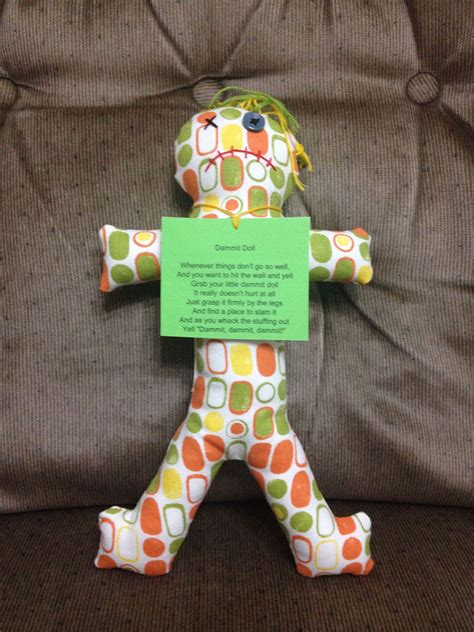 my very own dammit doll made one for all the teachers at school dammit doll sewing crafts